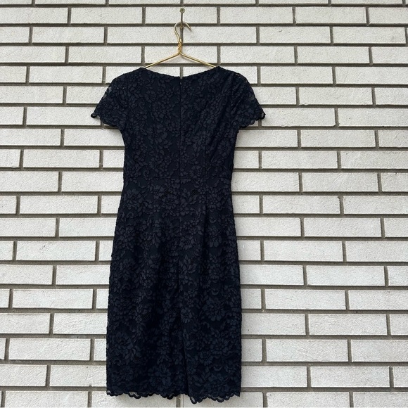 DVF Diane Von Furstenberg Ainsley Lace Sheath Dress Black - Picture 8 of 16